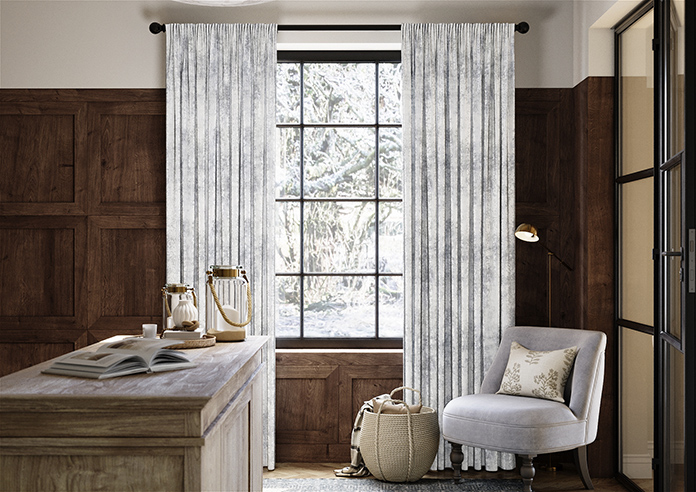 Nebula, Silver Frost - Made to Measure Curtains - Image 3